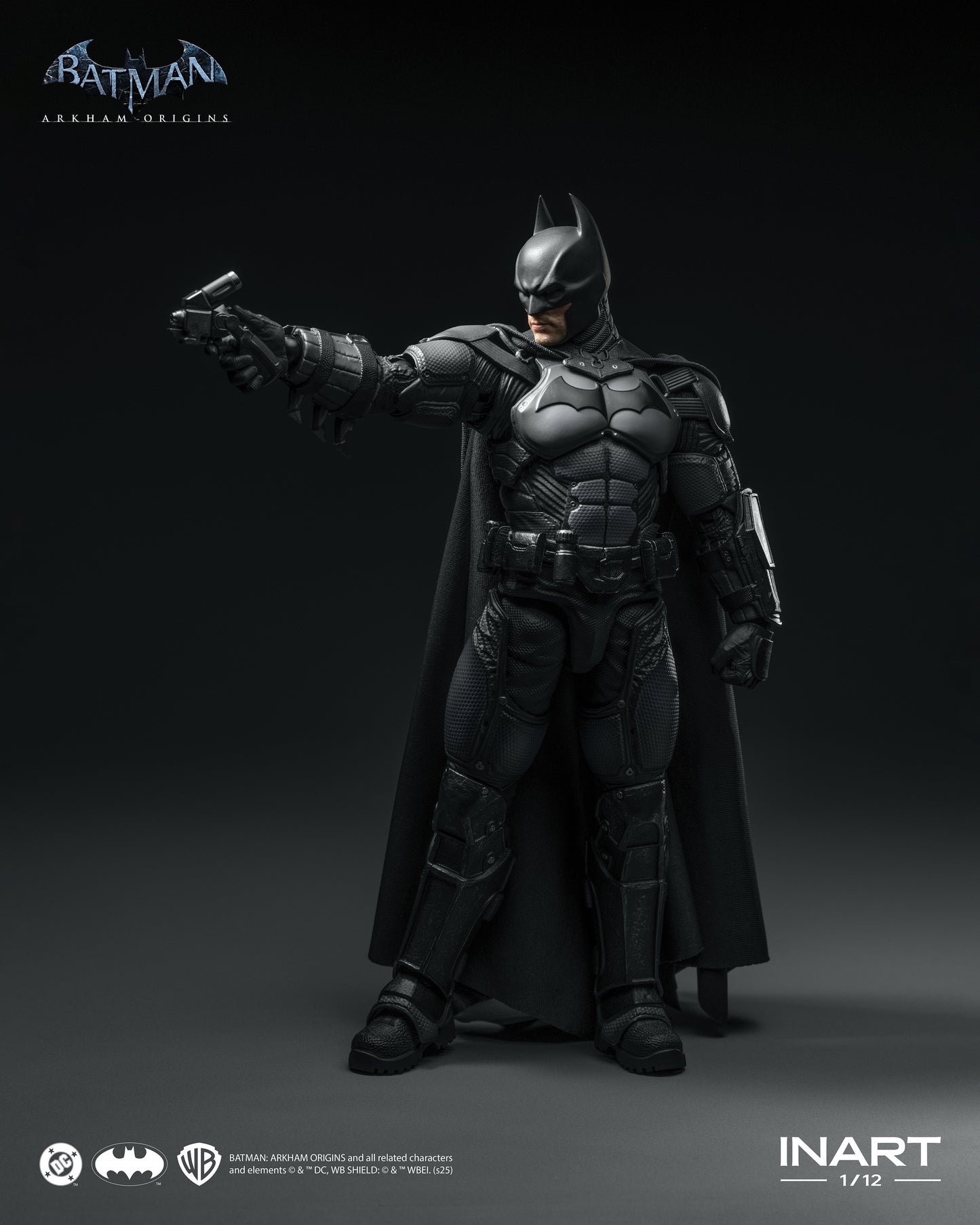 INART Arkham Origins Batman 1/12 Action Figure