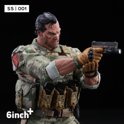 6Inch+ The Sanctioner SS001 1/12 Action Figure
