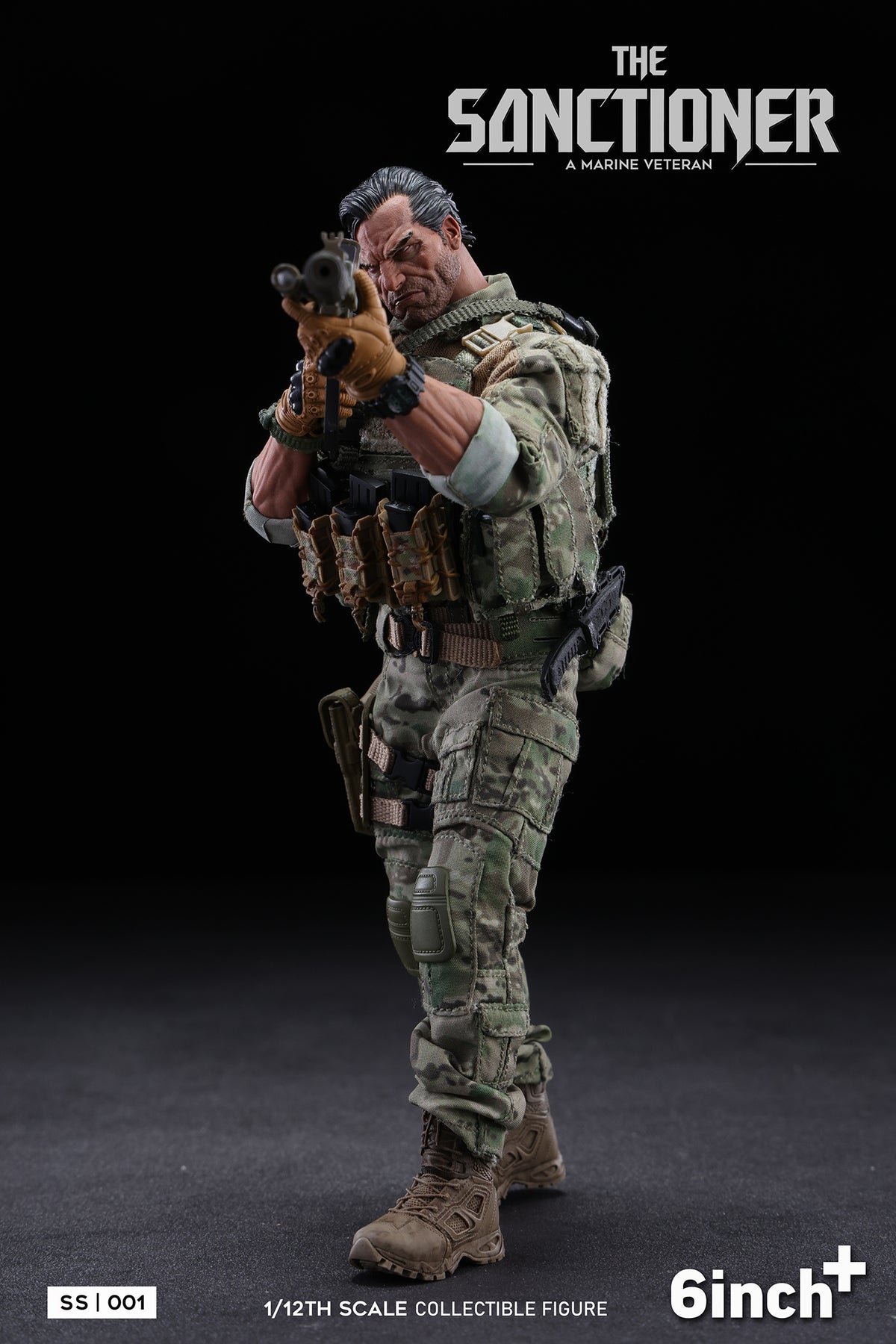 6Inch+ The Sanctioner SS001 1/12 Action Figure