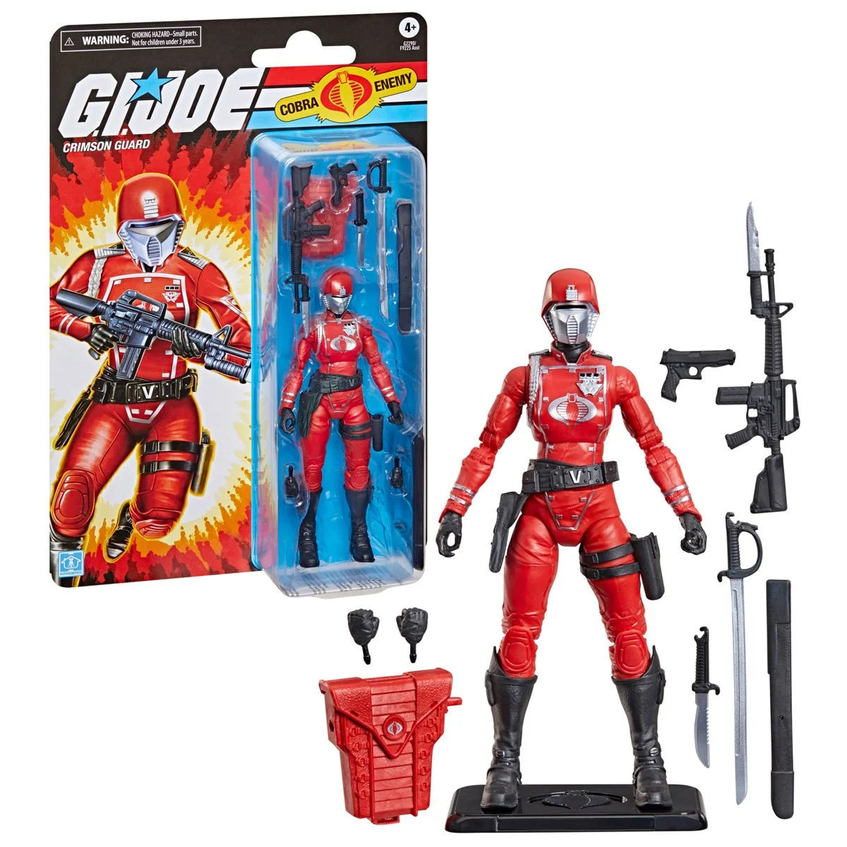 G.I. Joe Classified Series Retro Cardback Crimson Guard 6-Inch Action Figure