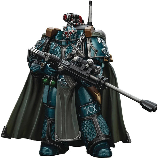 [Pre-Order] Warhammer The Horus Heresy Alpha Legion Exodus with Sniper Rifle 1:18 Scale Action Figure