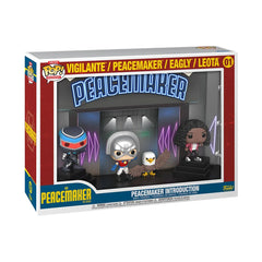 [Pre-Order] Pop! Moments: Peacemaker Introduction Vigilante Peacemaker Eagly Leota Deluxe