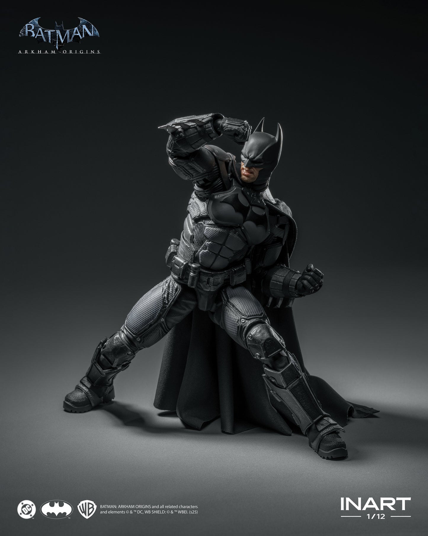 INART Arkham Origins Batman 1/12 Action Figure