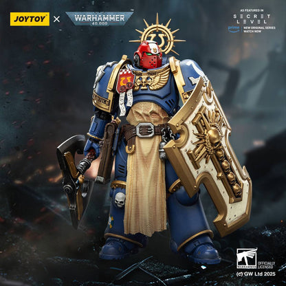 Warhammer 40,000 Ultramarines Metaurus with Power Axe, Stormshield and Plasma Pistol 1:18 Scale Action Figure