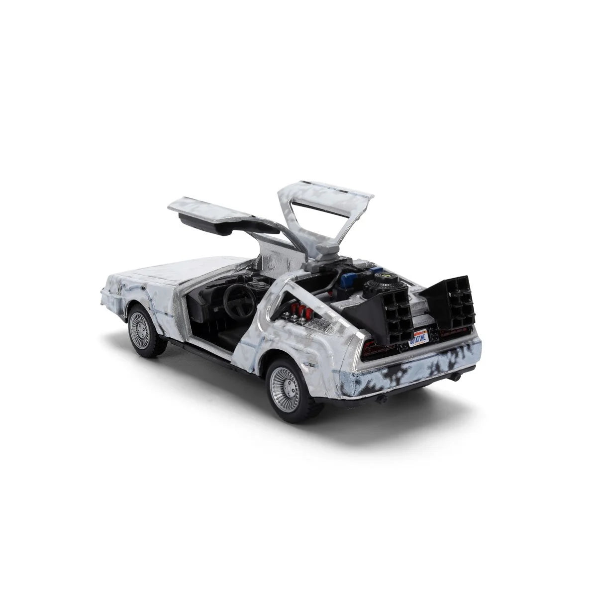 Hollywood Rides Back to the Future Time Machine 40th Anniversary 1:32 Scale Die-Cast Metal Vehicle