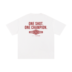 The Brawl - Unisex Loose Fit Pure Cotton T-Shirt White