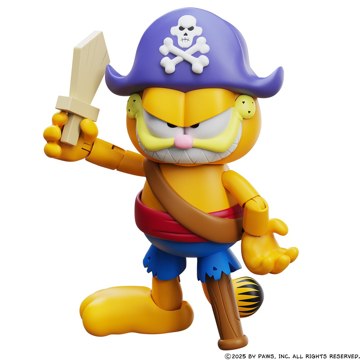 Garfield's Halloween Adventure Pirate Garfield and Pirate Odie Action Figure 2-Pack
