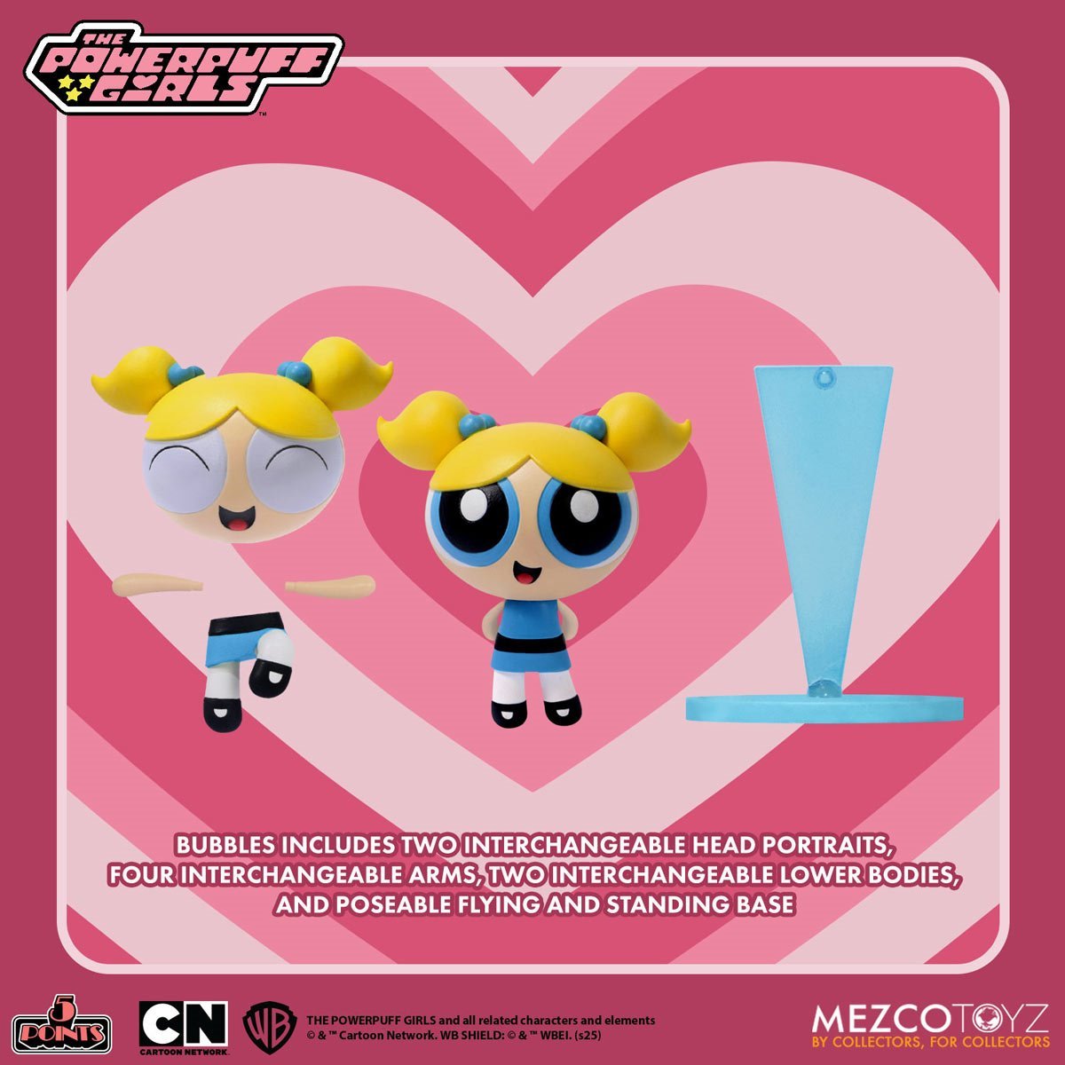 The Powerpuff Girls 5 Points Set of 4 Action Figures