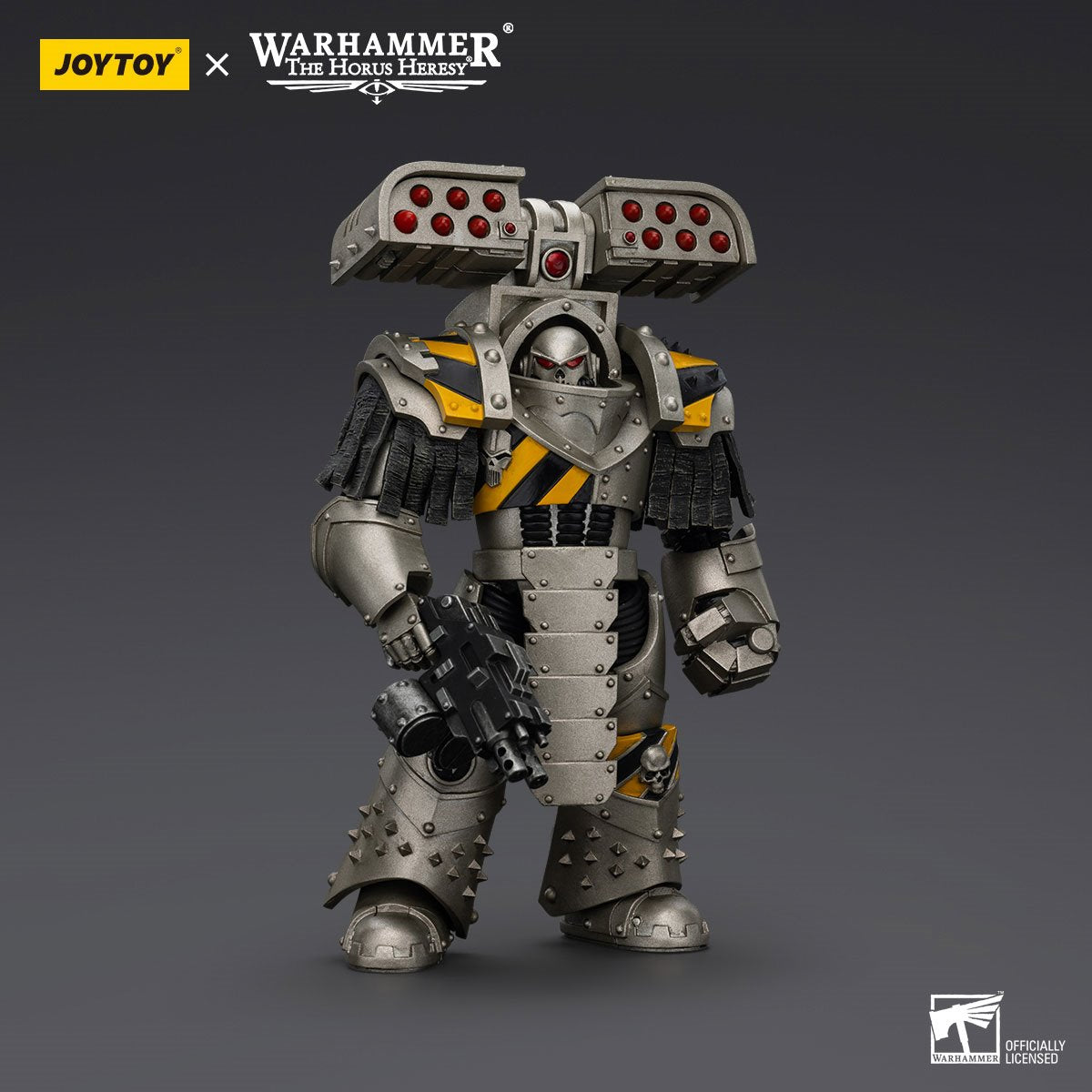 Warhammer The Horus Heresy Iron Warriors Tyrant Siege Terminator with Rocket 1:18 Scale Action Figure