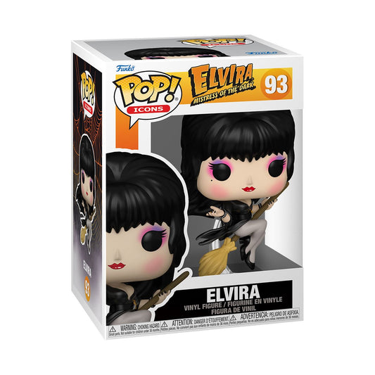 [Pre-Order] Pop! Icons: Mistress of the Dark Elvira with Broom