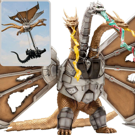 Godzilla vs. King Ghidorah Mechanical King Ghidorah Battle Damaged Exquisite Basic Series None Scale Action Figure