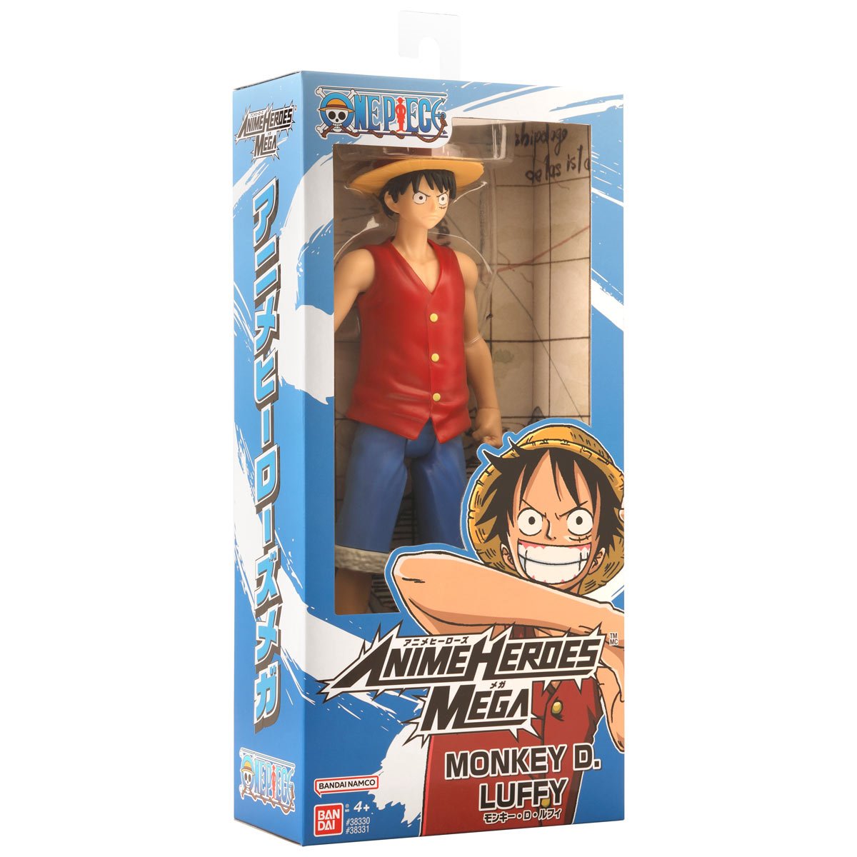One Piece Anime Heroes Mega Monkey D. Luffy 12-Inch Scale Action Figure