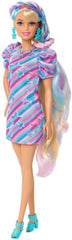 Barbie Totally Hair Doll, Star-Themed with 8.5-inch Fantasy Hair & 15 Styling Accessories (8 with Color-Change Feature)