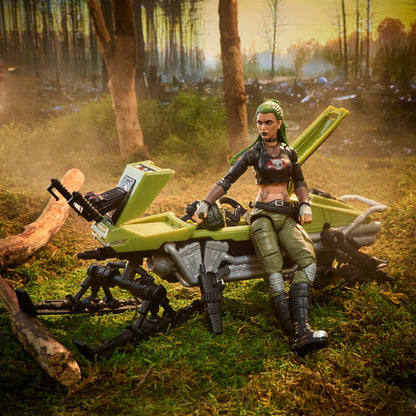 G.I. Joe Classified Series Zanya and Dreadnok Chameleon (Swamp Skier) Vehicle 6-Inch Action Figure