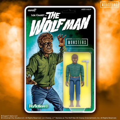 Universal Monsters The Wolf Man 3 3/4-inch ReAction+ Figure