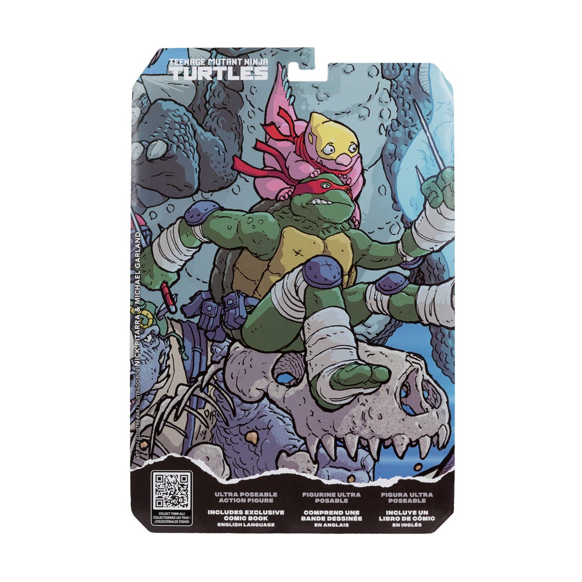 Teenage Mutant Ninja Turtles Page Punchers Wave 2 Raphael 5-Inch Scale Action Figure with Comic