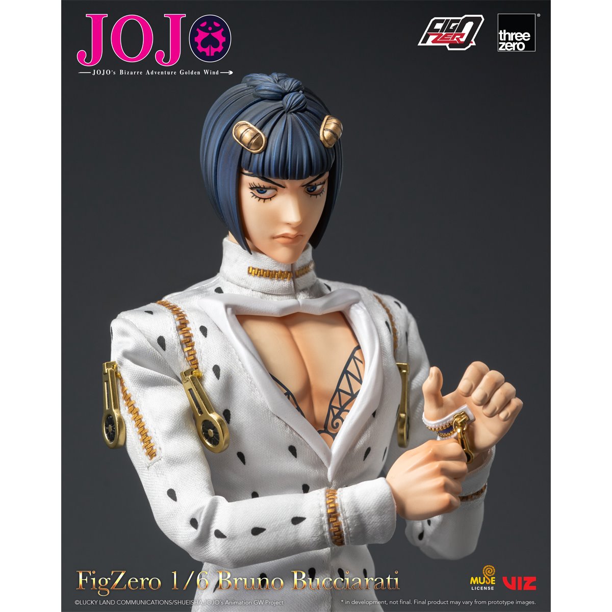 JoJo's Bizarre Adventure: Golden Wind Bruno Bucciarati FigZero 1:6 Scale Action Figure