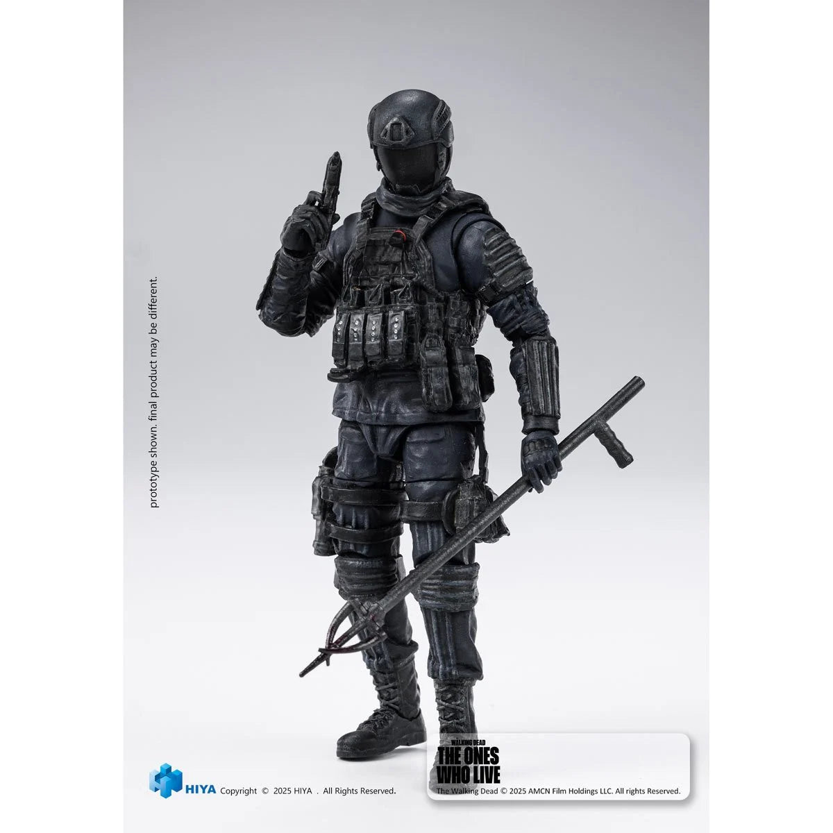The Walking Dead The Ones Who Lived CRM Soldier Exquisite Mini Series 1:18 Scale Action Figure