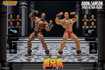 Chou-Aniki Adon and Samson 1/12 Scale Action Figure Set