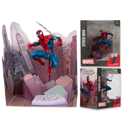 Marvel Wave 4 The Amazing Spider-Man #1 1:10 Scale Posed Figure with Scene