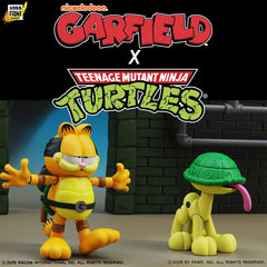 [Pre-Order] Garfield x Teenage Mutant Ninja Turtles Garfello and Sidekick Odie Action Figure 2-Pack