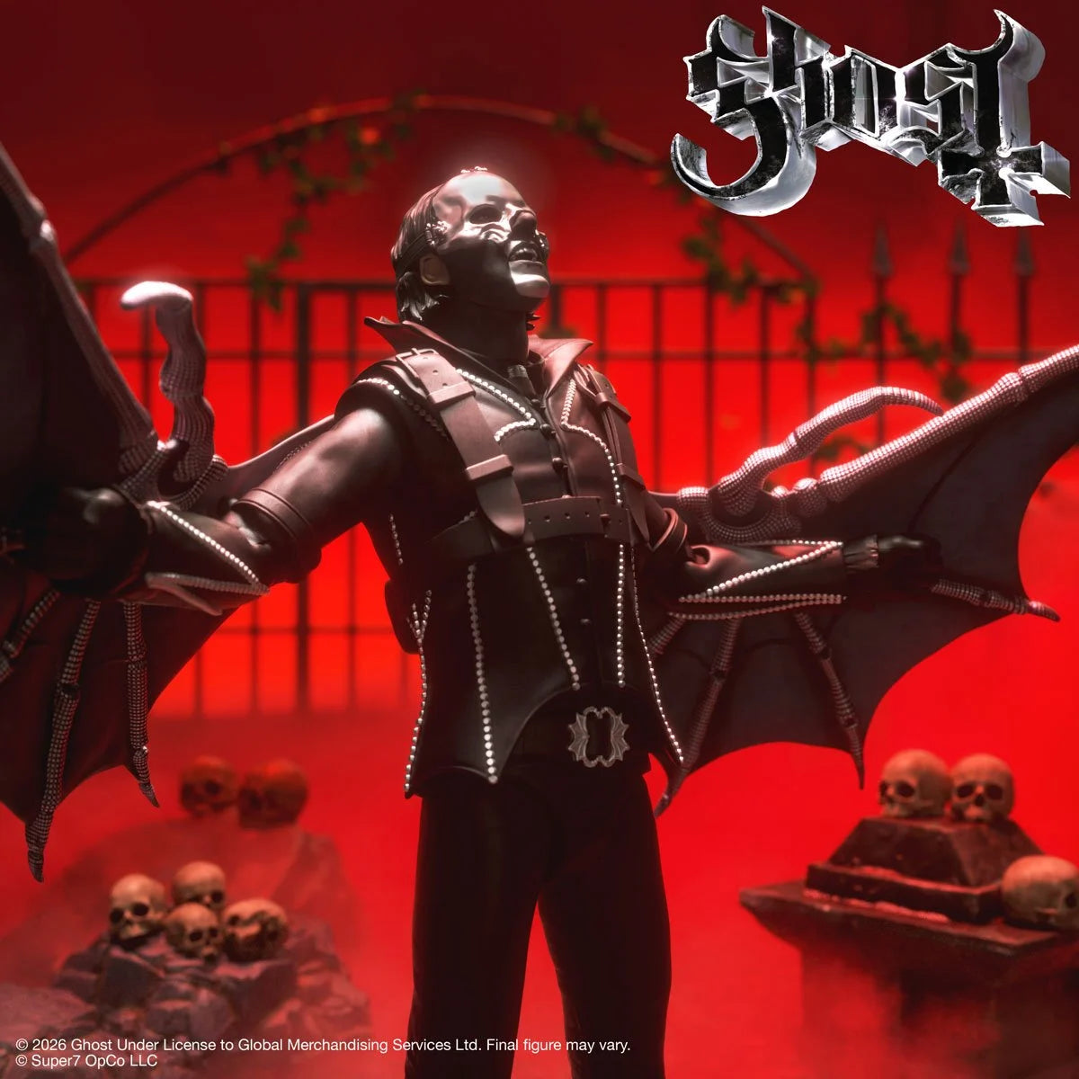 Ghost Ultimates Papa V Perpetua (Bat Wings) 7-Inch Action Figure