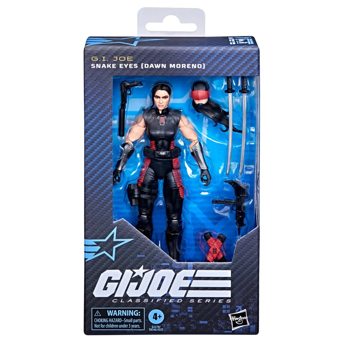 G.I. Joe Classified Series #197 Snake Eyes (Dawn Moreno) 6-Inch Action Figure