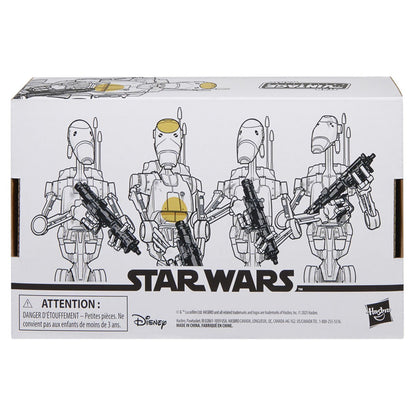 Star Wars The Vintage Collection Battle Droid 3 3/4-Inch Action Figures 4-Pack