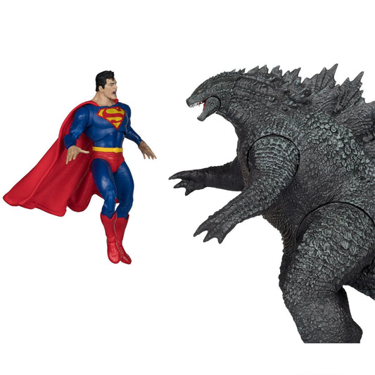 [Pre-Order] DC Multiverse Superman vs. Godzilla Megafig Justice League vs. Godzilla vs. Kong Action Figure 2-Pack