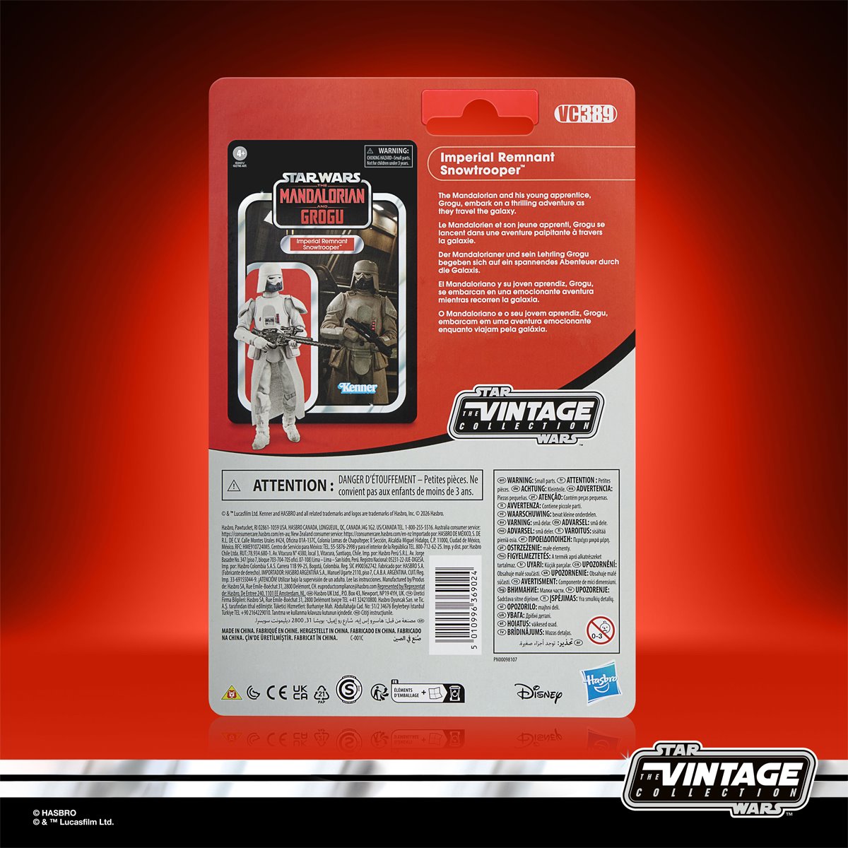 Star Wars The Vintage Collection The Mandalorian & Grogu Imperial Remnant Snowtrooper 3 3/4-Inch Action Figure
