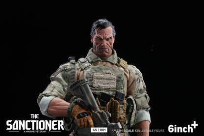 6Inch+ The Sanctioner SS001 1/12 Action Figure