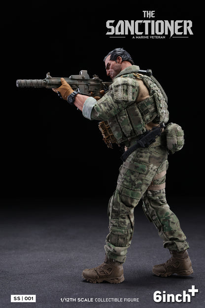 6Inch+ The Sanctioner SS001 1/12 Action Figure