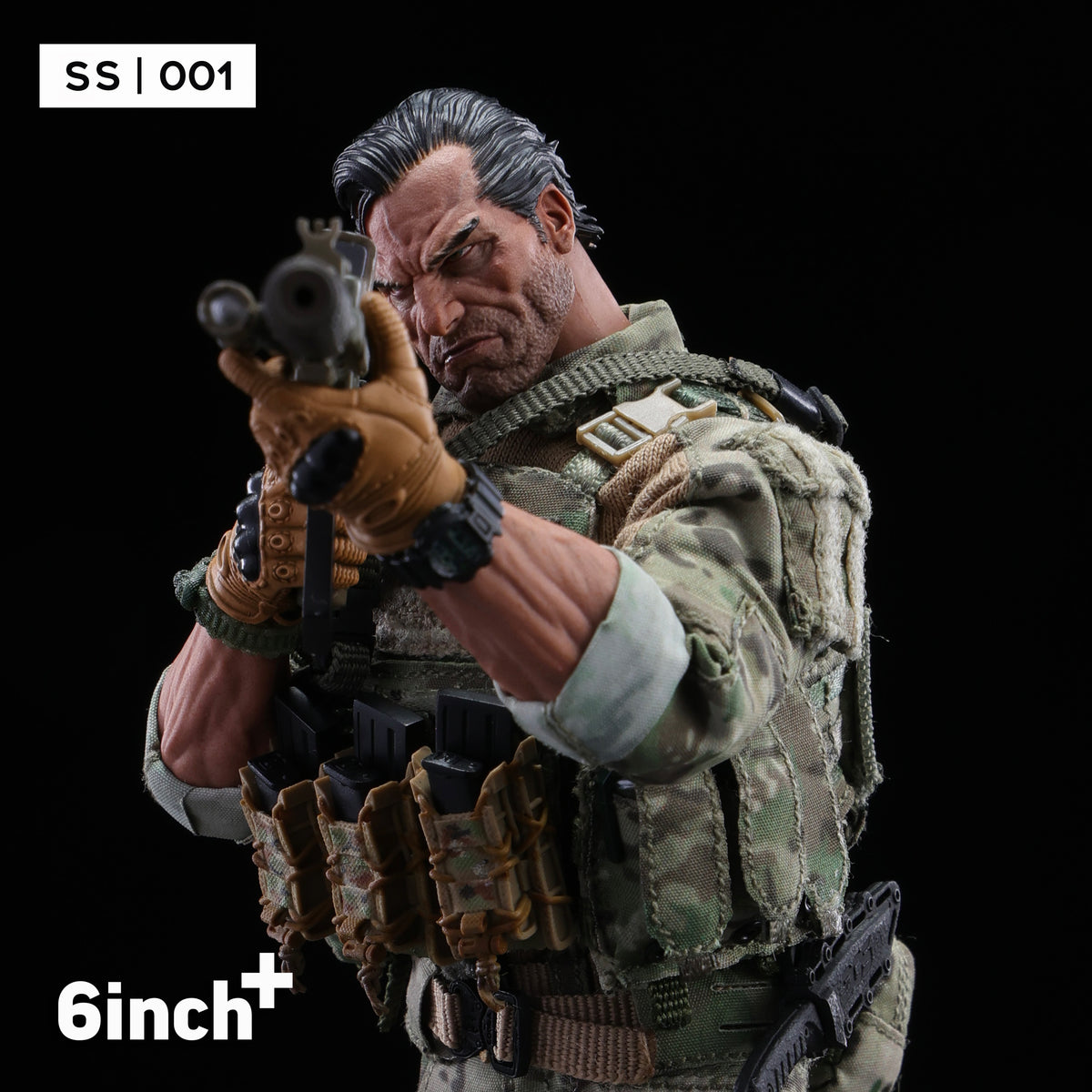 6Inch+ The Sanctioner SS001 1/12 Action Figure