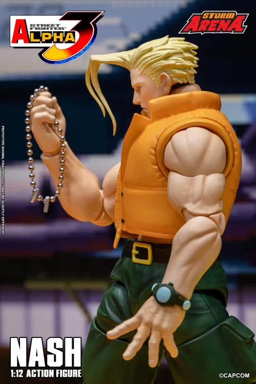 Street Fighter Alpha 3 Storm Arena Nash 1/12 Scale Action Figure