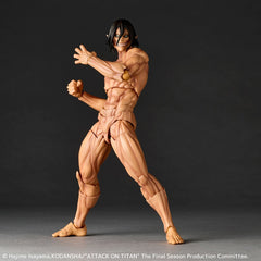 Attack on Titan Eren Yeager Titan Revoltech Amazing Yamaguchi Action Figure