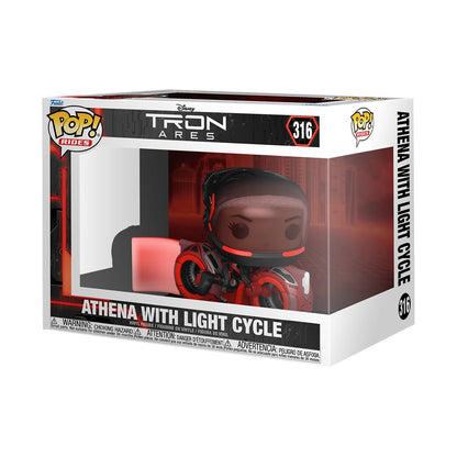 Pop! Rides: Tron Ares Athena with Light Cycle