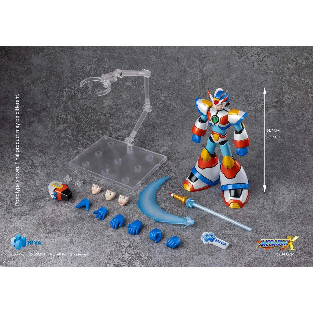 Mega Man X Series X Third Armor Exquisite Basic Series Action Figure