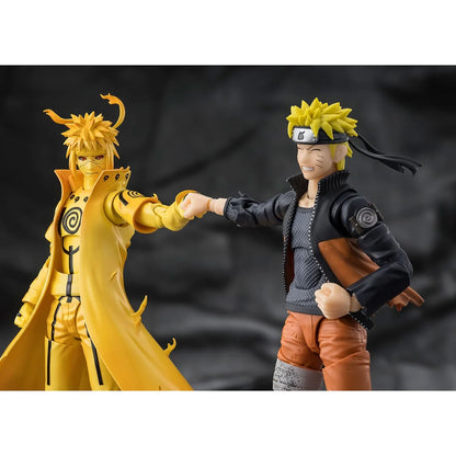 Naruto Minato Namikaze Kurama Link Mode Bond of Light That Shatters Darkness S.H.Figuarts Action Figure