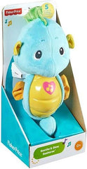 Fisher-Price Musical Baby Toy, Soothe & Glow Seahorse, Plush Sound Machine with Lights & Volume Control for Newborns