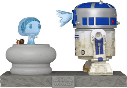 Pop! Deluxe: Star Wars: R2 - D2 and Princess Leia Hologram
