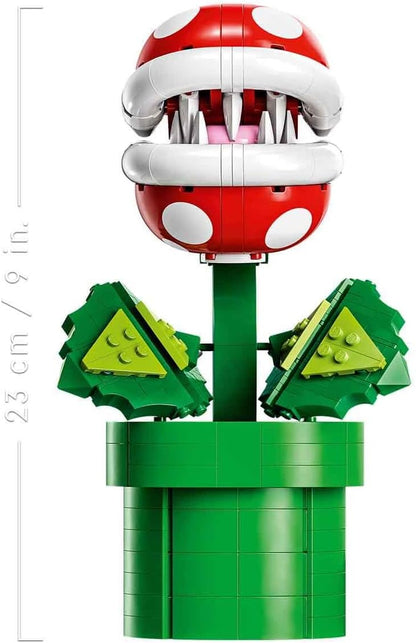 LEGO Super Mario Piranha Plant, Build and Display Authentically Detailed Posable Figure