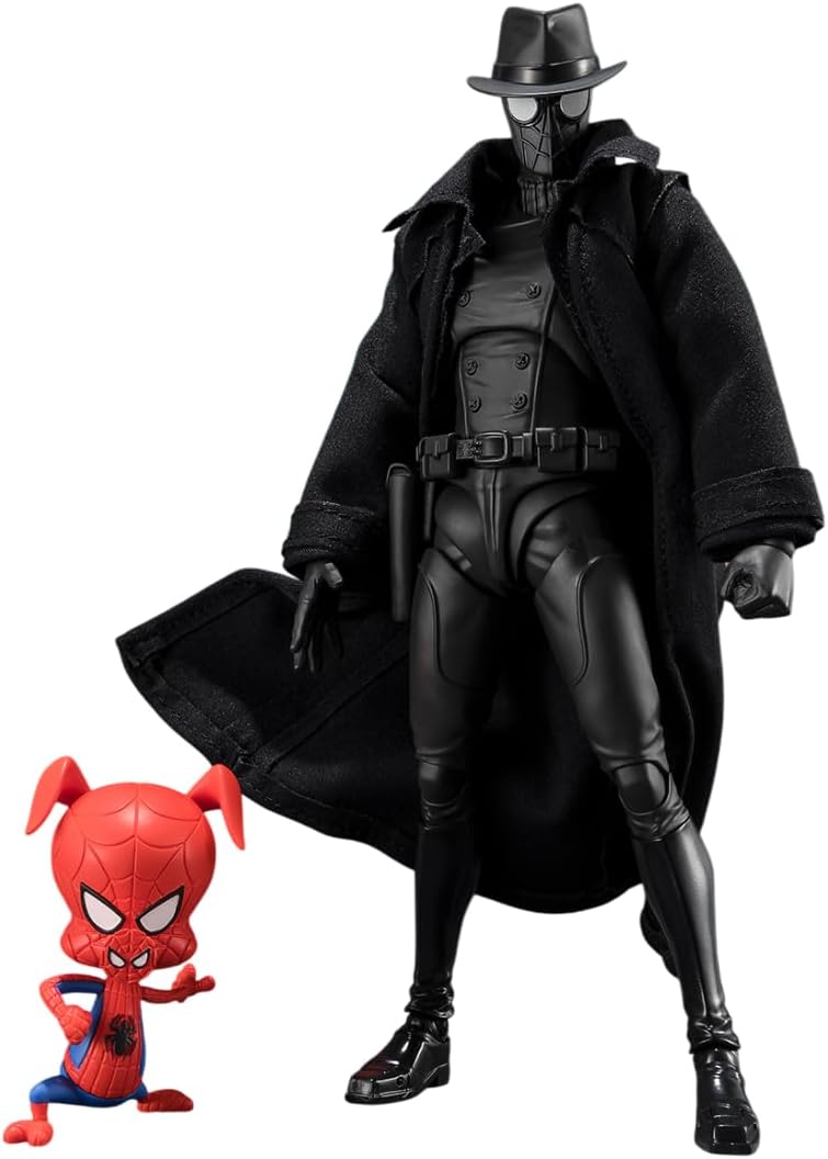 Spider-Man: Across the Spider-Verse Spider-Man Noir and Spider-Ham S.H.Figuarts Action Figure 2-Pack