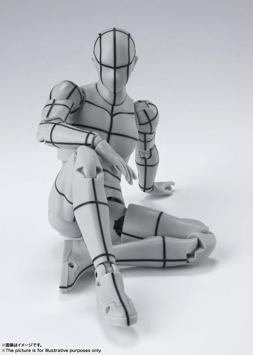 Body-kun Sports Edition Wire Frame Gray Color Version S.H.Figuarts Action Figure