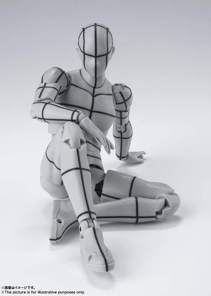 Body-kun Sports Edition Wire Frame Gray Color Version S.H.Figuarts Action Figure