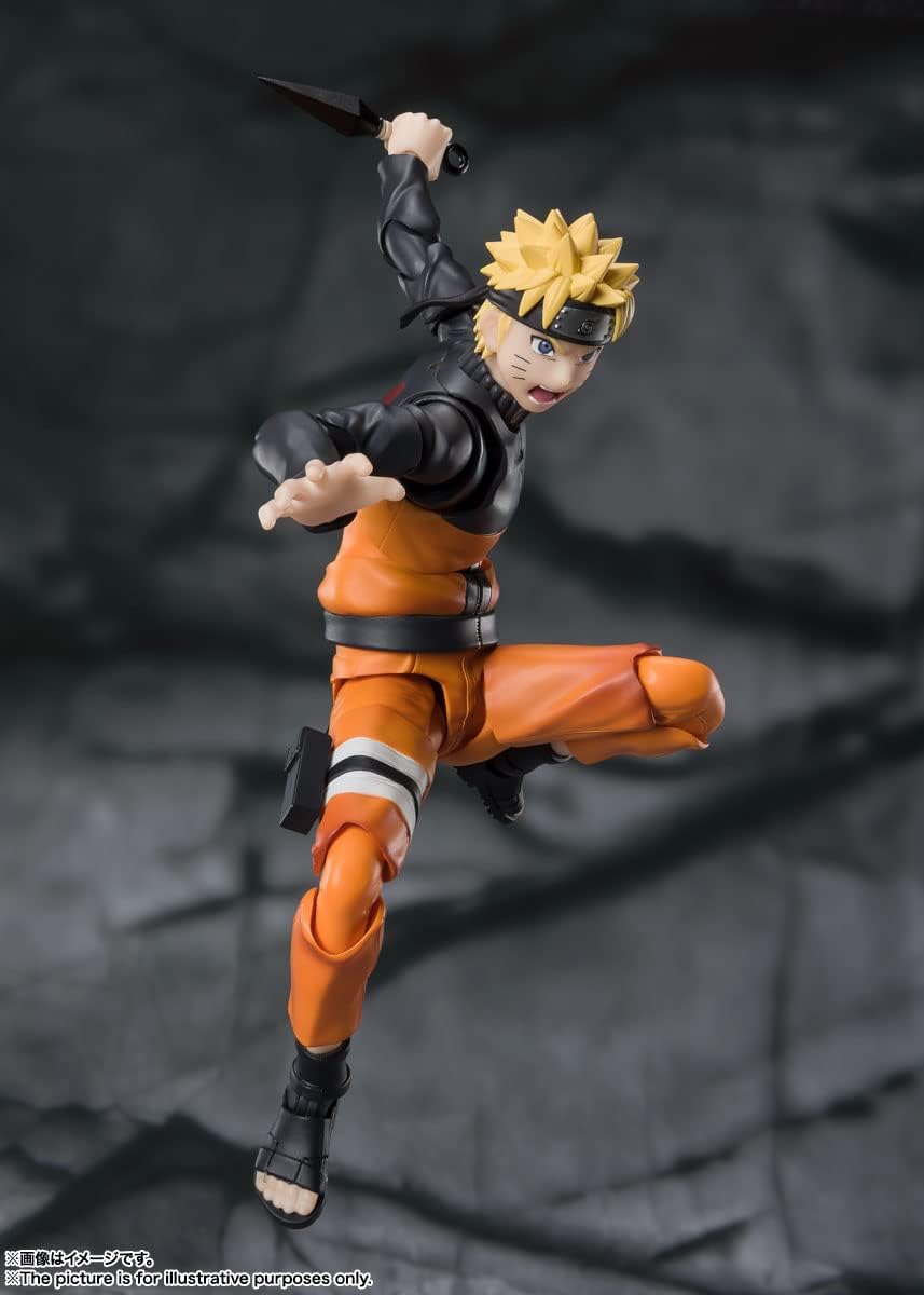 TAMASHII NATIONS - Naruto Shippuden - Naruto Uzumaki -The Jinchuriki Entrusted with Hope, Bandai Spirits S.H.Figuarts Action Figure