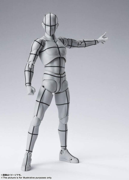 Body-kun Sports Edition Wire Frame Gray Color Version S.H.Figuarts Action Figure