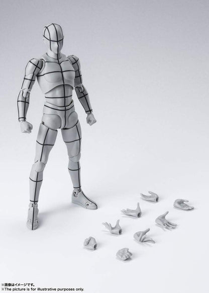 Body-kun Sports Edition Wire Frame Gray Color Version S.H.Figuarts Action Figure