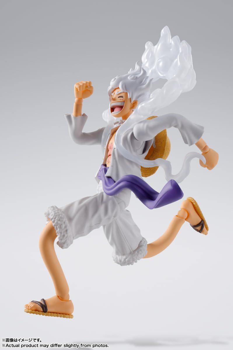 TAMASHII NATIONS - One Piece - Monkey D. Luffy -GEAR5-, Bandai Spirits S.H.Figuarts Action Figure