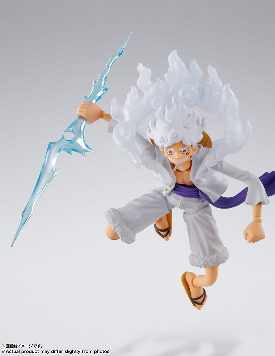 TAMASHII NATIONS - One Piece - Monkey D. Luffy -GEAR5-, Bandai Spirits S.H.Figuarts Action Figure