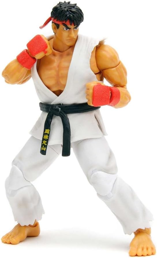 Jada Toys Street Fighter Ryu Action Figure 6-Inch Size